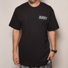 Reflective NAVY Logo T-Shirt�ʥ�ե쥯�����ͥ��ӡ�����T����ġ˥֥�å� [a-3232]