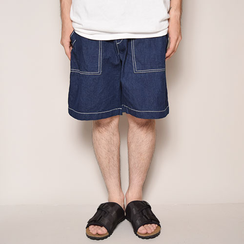 Patched Pocket Denim Baker Easy Shorts（ベイカーイージーショート