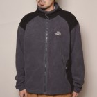 ・The North Face/Fleece Jacket（ノースフェイス フリースジャケット）グレー×ブラック/サイズXL [z-2348]|Vintage ジャケット|ジャケット