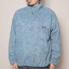・Patagonia/Snap T Synchilla Jacket（パタゴニア フリースジャケット）ライトブルー×グリーン/サイズL [z-2363]|Vintage ジャケット|ジャケット