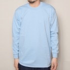 Pro Club/L/S Heavy Weight Solid T-Shirt（プロクラブ Tシャツ）ライトブルー [a-3605]|無地 Tシャツ|ロングスリーブTシャツ