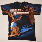 ・Harley Davidson/Vintage T-Shirt(ハーレーダビッドソン Tシャツ)ブラック/サイズM [z-2973]|Used Tシャツ|ショートスリーブTシャツ