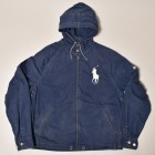 ・Polo Ralph Lauren/Hooded Jacket(ポロラルフローレン ジャケット)ネイビー/サイズL [z-3063]|Vintage ジャケット|ジャケット