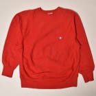 ・Champion/Reverse Weave Crew Neck Sweatshirt（チャンピオン リバースウィーブスウェット）レッド/サイズXL [z-3270]|スウェットシャツ