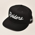 New Era/9Fifty Snap Back Cap/Las Vegas Raiders Script�ʥ˥塼���� ����åס˥֥�å��ߥۥ磻�� [a-3691]