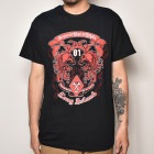 Hells Angels Long Island/Known Associate S/S T-Shirt（ヘルズエンジェルス Tシャツ）ブラック [a-3795]