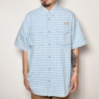 ��Columbia Sportswear/S/S PFG Fishing Shirt�ʥ�����ӥ� �ե��å��󥰥���ġ˥֥롼�ߥ饤�ȥ��꡼��ߥۥ磻��/������M [z-3812]