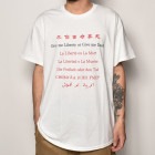 80's Replica Liberty or Death S/S T-Shirt（リバティーオアデス Tシャツ）ホワイト [a-3936]|プリント Ｔシャツ|ショートスリーブTシャツ
