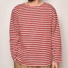 Old L/S Stripe Basque ShirtL/SХ)åɡߥۥ磻/53cm [z-4387]