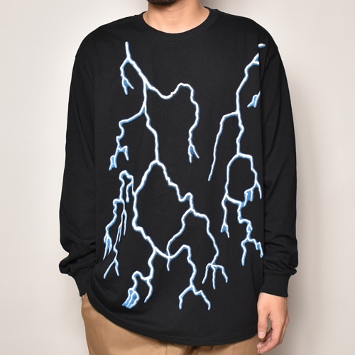 Thunderbolt L S T Shirt サンダーボルトtシャツ ブラック ブルー A 4018 すべての商品 Us Online Shop Thunderbolt L S T Shirt サンダーボルトtシャツ ブラック ブルー A 4018 すべての商品 Us Online Shop