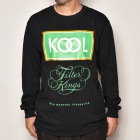KOOL Box Logo L/S T-Shirt（クール Tシャツ）ブラック [a-4063]|プリント Ｔシャツ|ロングスリーブTシャツ