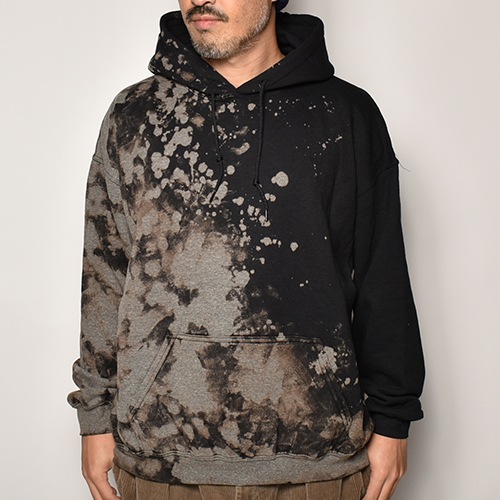 Thrifty Look/Bleached Sweat Hoodie（スリフティルック ブリーチ
