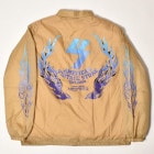Us Team Sherpa Lined Nylon Coach Jacket（アス ナイロンコーチジャケット）ベージュ [a-4596]|New ジャケット|ジャケット