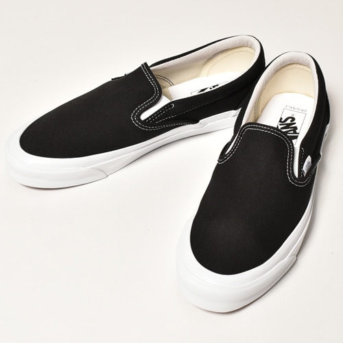 Vans Vault/OG Slip-On LX(バンズ スリッポンLX)ブラック×ホワイト