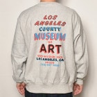 LACMA/Reverse Weave Sweat Shirt（ロサンゼルスカウンティミュージアムオブアート スウェットシャツ）ヘザーグレー [a-4679]