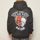 Hells Angels R Side/Heven & Hell Pullover Hoodie（ヘルズエンジェルス スウェットパーカー）ブラック [a-4725]