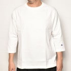 Champion/T1011 3/4Sleeve Raglan T-Shirt（チャンピオン ラグランTシャツ）ホワイト [a-4766]|無地 Ｔシャツ|ショートスリーブTシャツ