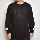 415 Clothing/Crime Inc. L/S T-shirt（415クロージング Tシャツ）ブラック×ブラック [a-4849]