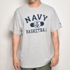 US Navy/Official Basketball Team Champion T-Shirt（USネイビー チャンピオンTシャツ）ヘザーグレー [a-4869]