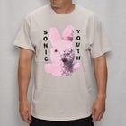 Sonic Youth/Official Dirty Bunny S/S T-Shirt（ソニックユース オフィシャルTシャツ）アイスグレー [a-4943]