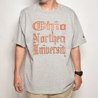ONU S/S T-Shirt（オハイオノーザンユニバーシティ Tシャツ）ヘザーグレー [a-4950]|プリント Ｔシャツ|ショートスリーブTシャツ