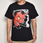 Coop/Smoking Devil S/S T-Shirt（クープ Tシャツ）ブラック [a-4986]|プリント Ｔシャツ|ショートスリーブTシャツ