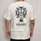 Dogtown/Cross Logo×Venice S/S T-Shirt（ドッグタウン Tシャツ）ホワイト [a-5032]