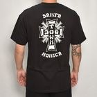 Dogtown/Cross Logo×Santa Monica S/S T-Shirt（ドッグタウン Tシャツ）ブラック [a-5031]
