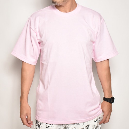 Pro Club S S Heavy Weight Solid T Shirt プロクラブ Tシャツ ピンク A 5037 ショートスリーブ Tシャツ 無地 ｔシャツ Us Online Shop