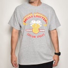 415 Clothing×US/Frisco Choppers S/S T-shirt（415クロージング×アス Tシャツ）ヘザーグレー×レッド/イエロー [a-5056]