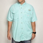 ��Columbia Sportswear/S/S PFG Fishing Shirt�ʥ�����ӥ� �ե��å��󥰥���ġ˥ߥ�ȥ��꡼��/������M [z-5547]