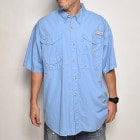 ��Columbia Sportswear/S/S PFG Fishing Shirt�ʥ�����ӥ� �ե��å��󥰥���ġ˥֥롼/������L [z-5557]
