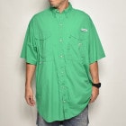��Columbia Sportswear/S/S PFG Fishing Shirt�ʥ�����ӥ� �ե��å��󥰥���ġ˥��꡼��/������XL [z-5562]