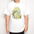 Bass Brains/Chaser S/S T-Shirt(バスブレインズ Tシャツ)ホワイト [a-5292]|プリント Ｔシャツ|ショートスリーブTシャツ