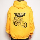 Choppers Magazine×US/Chopper Mouse Hoodie（チョッパーズマガジン×アス パーカー）イエロー [a-5330]|スウェットシャツ