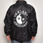 4Q Conditioning×US/Yin Yang Logo Nylon Coach Jacket（4Q×アス コーチジャケット）ブラック×ホワイト [a-5394]|New ジャケット|ジャケッ