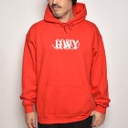 HWY×US/Barbed Wire Pullover Hoodie（エイチダブリューワイ×アス スウェットパーカー）レッド [a-5433]|スウェットシャツ