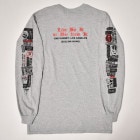 HWY×US/BAD L/S T-Shirt（ハイウェイ×アス ロングTシャツ）ヘザーグレー [a-5436]