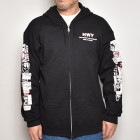 HWY×US/BAD Full Zip Sweat Hoodie（エイチダブリューワイ×アス スウェットパーカー）ブラック [a-5537]