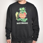 Bass Brains/Fink Crew Neck Sweat(バスブレインズ スウェットシャツ)ブラック [a-5551]