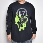 L7/Official Glow L/S T-Shirt�ʥ��륻�֥� ���ե������T����ġ˥֥�å� [a-5621]