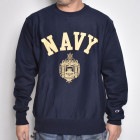 USNA Official Reverse Weave Sweat Shirt（USナーバル スウェットシャツ）ネイビー [a-5625]