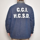 ・Stenciled Blanket Lined Denim Coverall Jacket（ステンシルブランケットライナーカバーオール）インディゴ/サイズ40 [z-5998]|Vintage ジャ