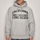 CSULB/Pullover Hoodie（カリフォルニアステイトユニバーシティ,ロングビーチ スウェットパーカー）ヘザーグレー [a-5650]