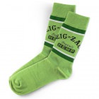 Zig-Zag/Hemp Socks（ジグザグ ソックス）グリーン [a-5677]
