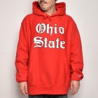 Ohio State University/Pullover Sweat Hoodie（オハイオステイトユニバーシティ スウェットパーカー）レッド [a-5714]