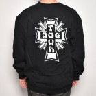Dogtown/Cross Logo Crew Neck Sweatshirt（ドッグタウン スウェットシャツ）ブラック [a-5746]