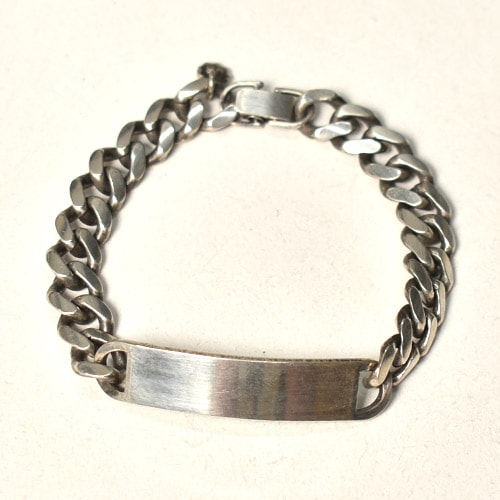 US三軒茶屋 ID Bracelet IDブレス シルバーブレスレット US