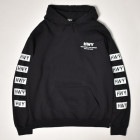 HWY×US/Cal Trans Pullover Hoodie（エイチダブリューワイ×アス スウェットパーカー）ブラック×ホワイト [a-5767]