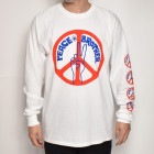 Peace Brother L/S T-Shirt（ピースブラザー Tシャツ）ホワイト [a-5787]